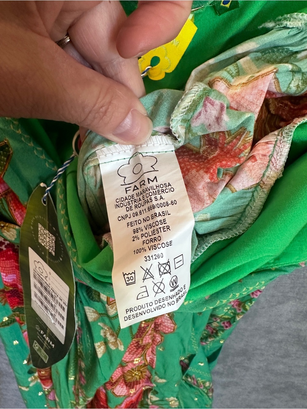 NWT Farm Rio "Fruta de Verão" (Summer Fruit) Maxi Skirt - Picture 9 of 12